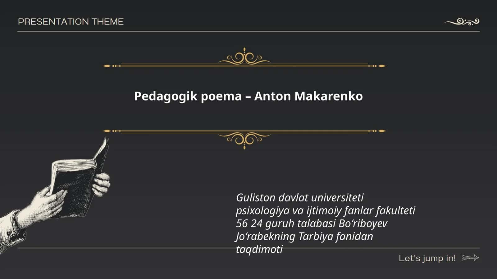 Pedagogik poema – Anton Makarenko