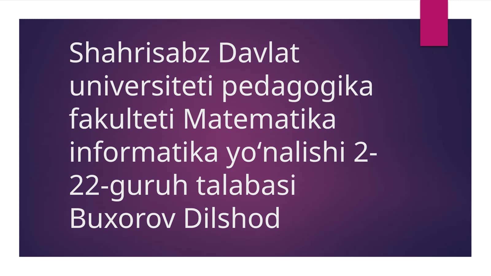 Bilim inson maʼnaviy kamoloti omili