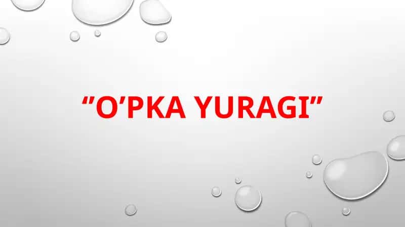O‘pka yuragi