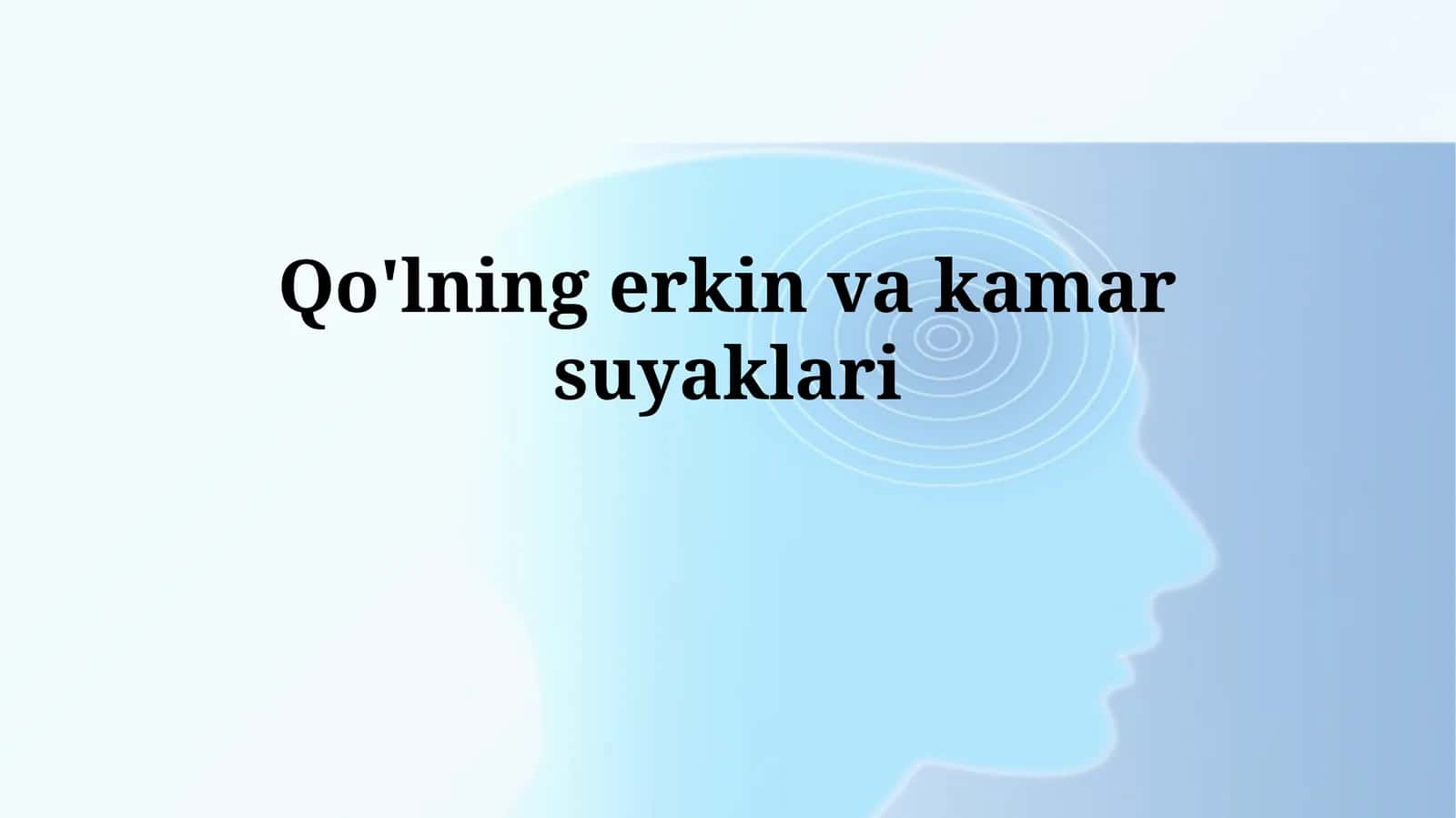 Qo'lning erkin vakamarsuyaklari