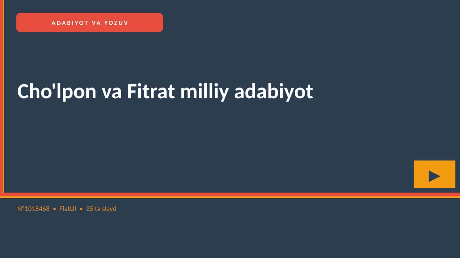 Cho'lpon va Fitrat milliy adabiyot