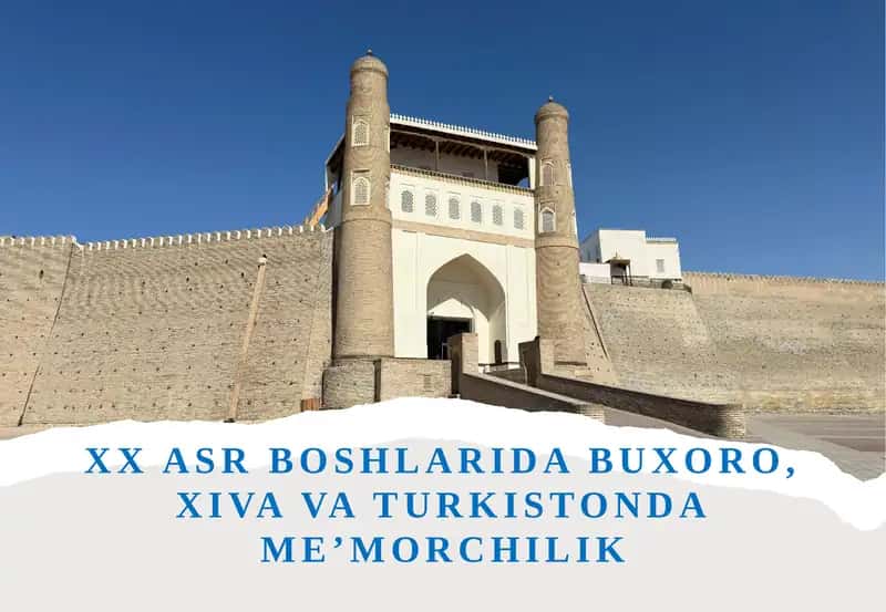 Buxoro, Xiva va Turkiston dame’morchilik