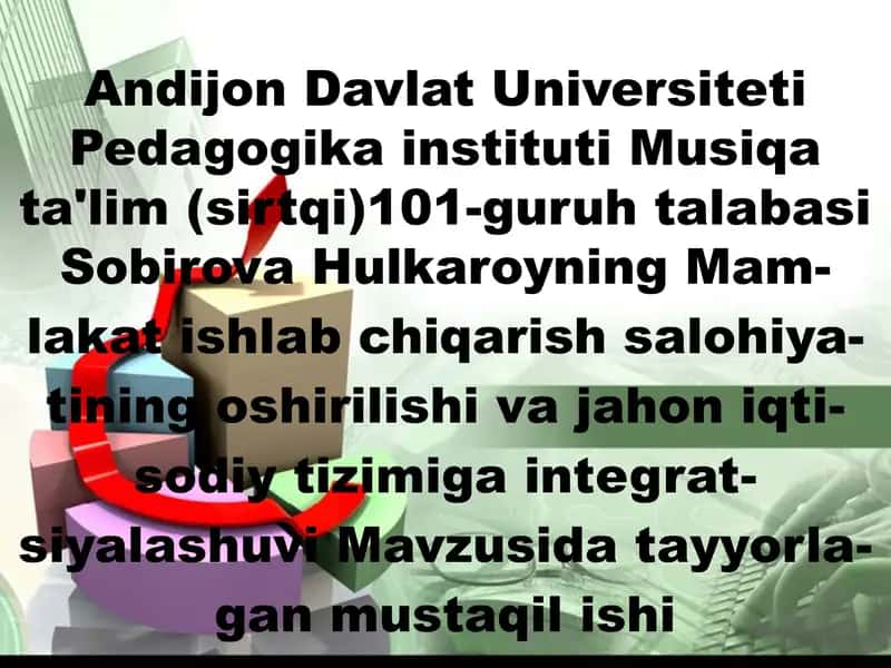Iqtisodiyotni modernizatsiyalashtirish