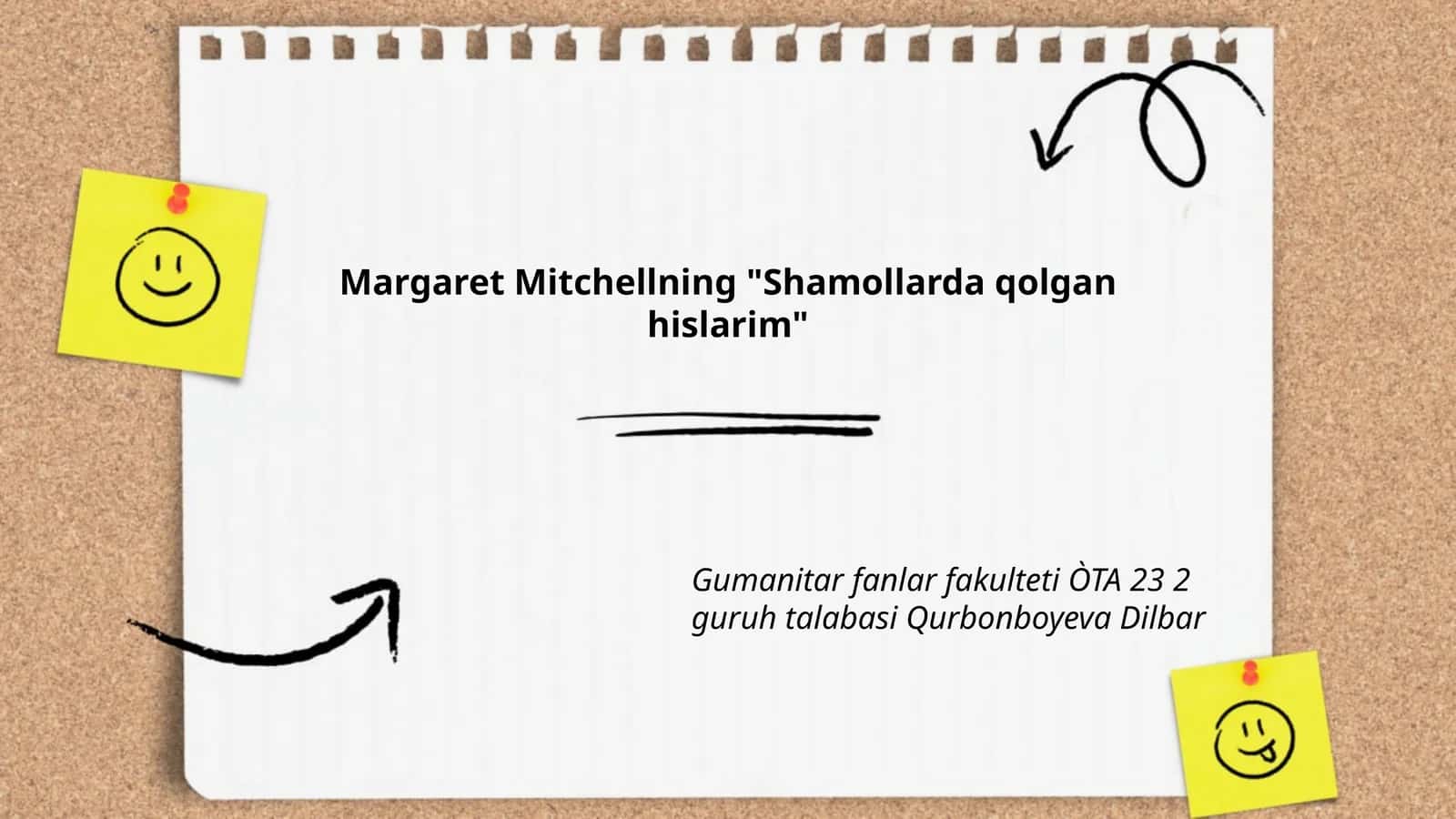 Shamollarda qolgan hislarim