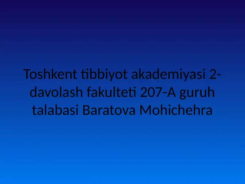 ORQA MIYA FIZIOLOGIYASI