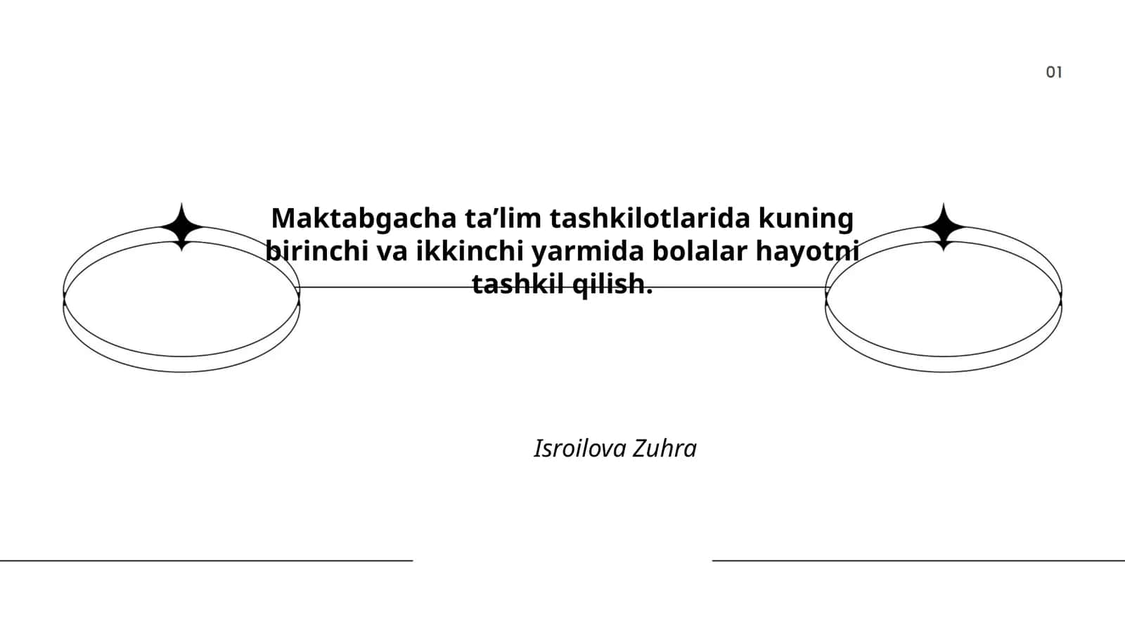 Maktabgacha taʼlimda bolalar hayotni tashkil qilish