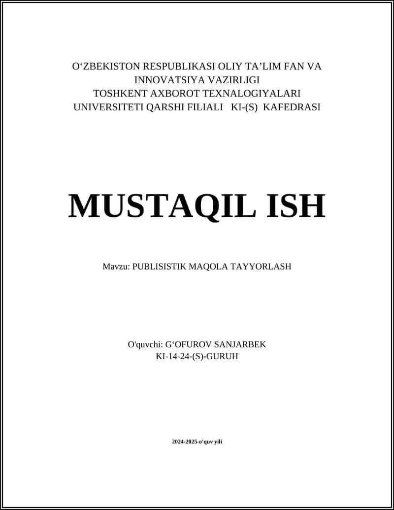 Ommaviy axborot vositalari va ijtimoiy tarmoqlarning jamiyatga ta'siri