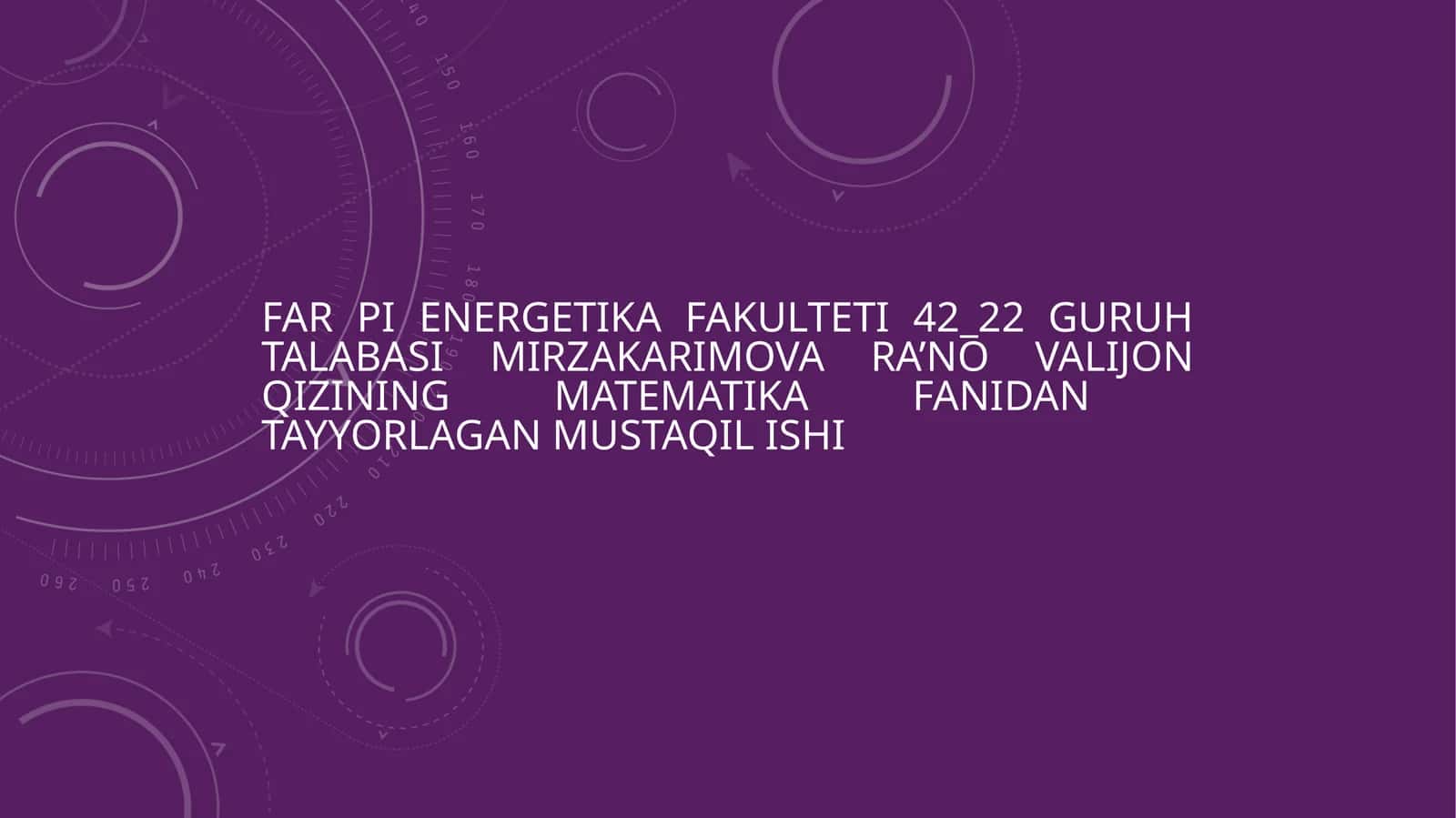 ikkinchi uchinchi va yuqori tartibli determinant.minor va algebraik toʻldiruvchi