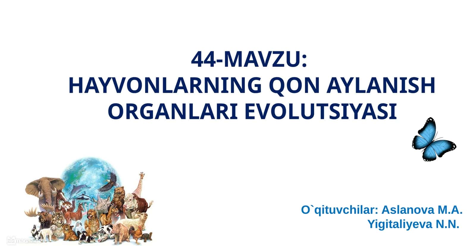 HAYVONLARNINGQON AYLANISHORGANLARIEVOLUTSIYASI
