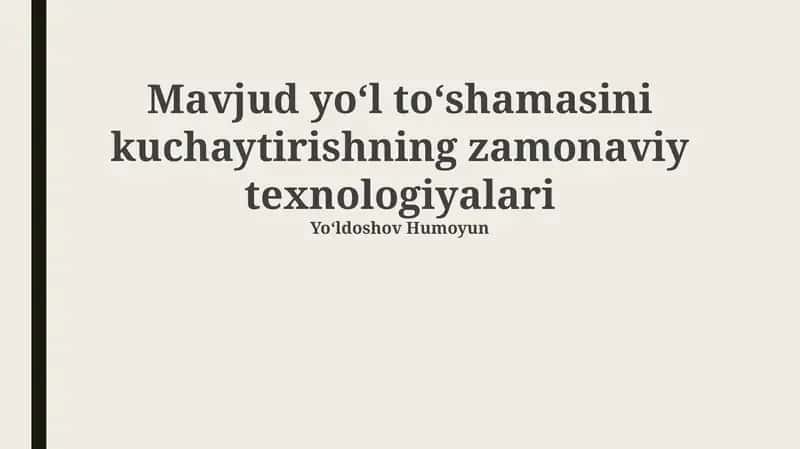 Yangi Texnologiyalarni Qo'llash Misollari