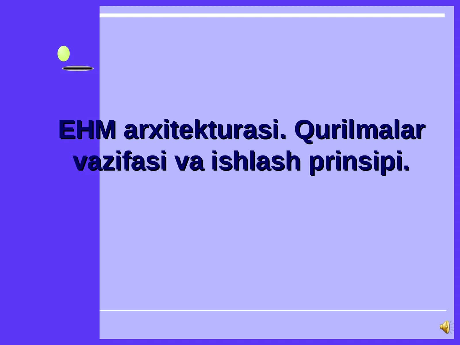 Kompyutеrning asosiy qurilmalari
