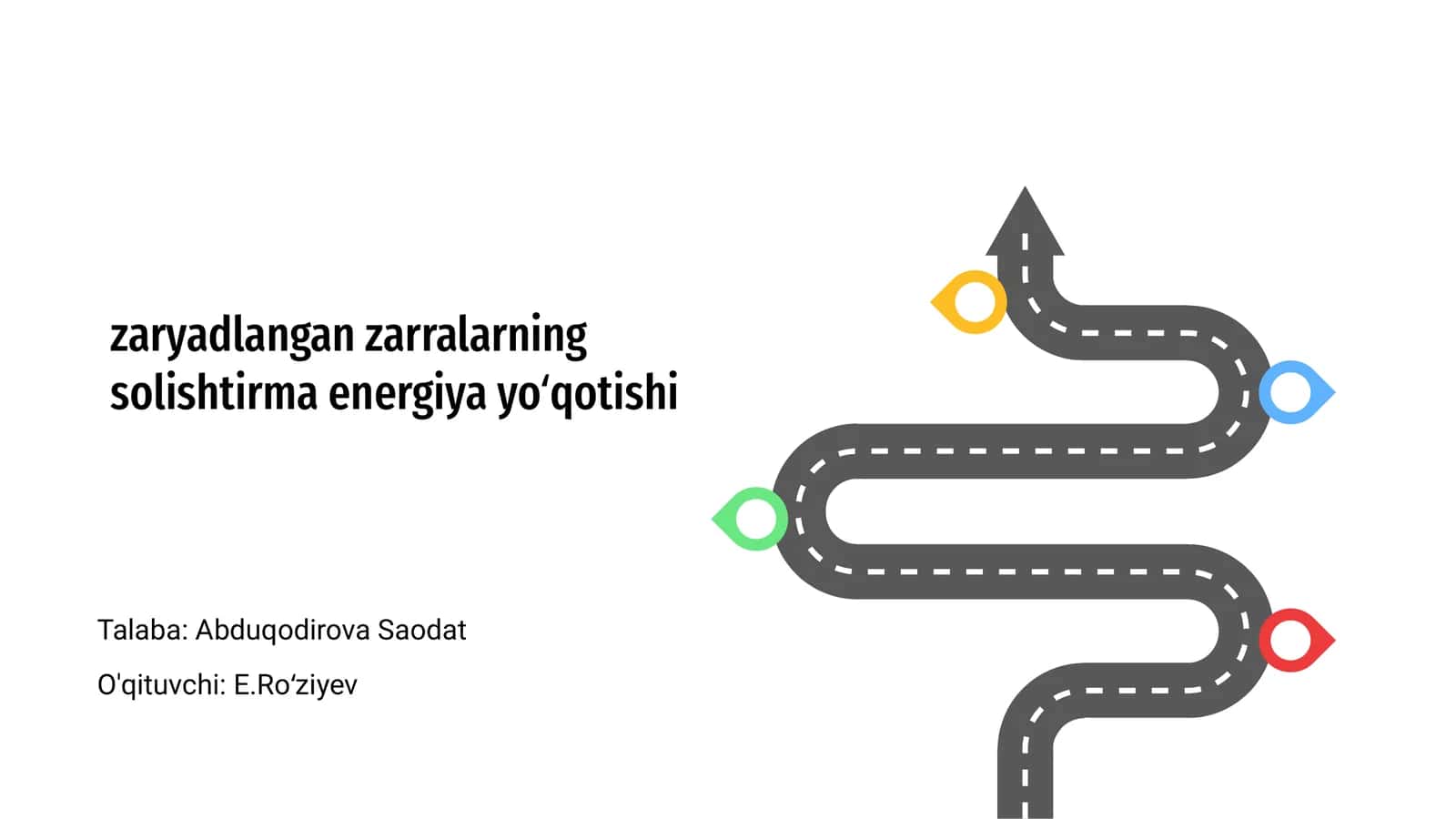Zaryadlangan zarralar energiya yoʻqotishi