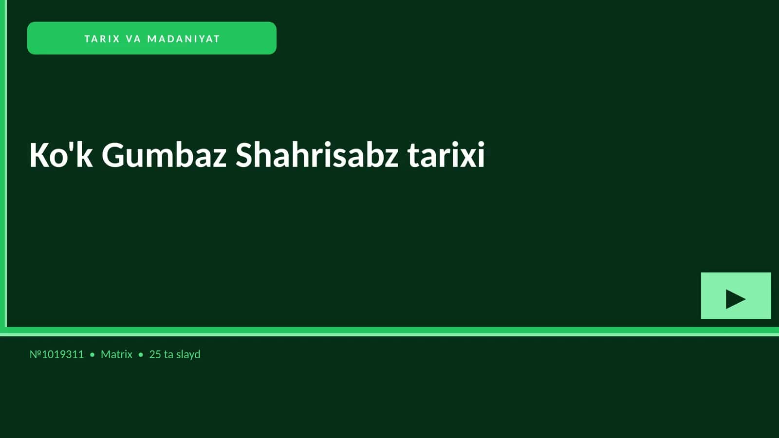 Ko'k Gumbaz Shahrisabz tarixi