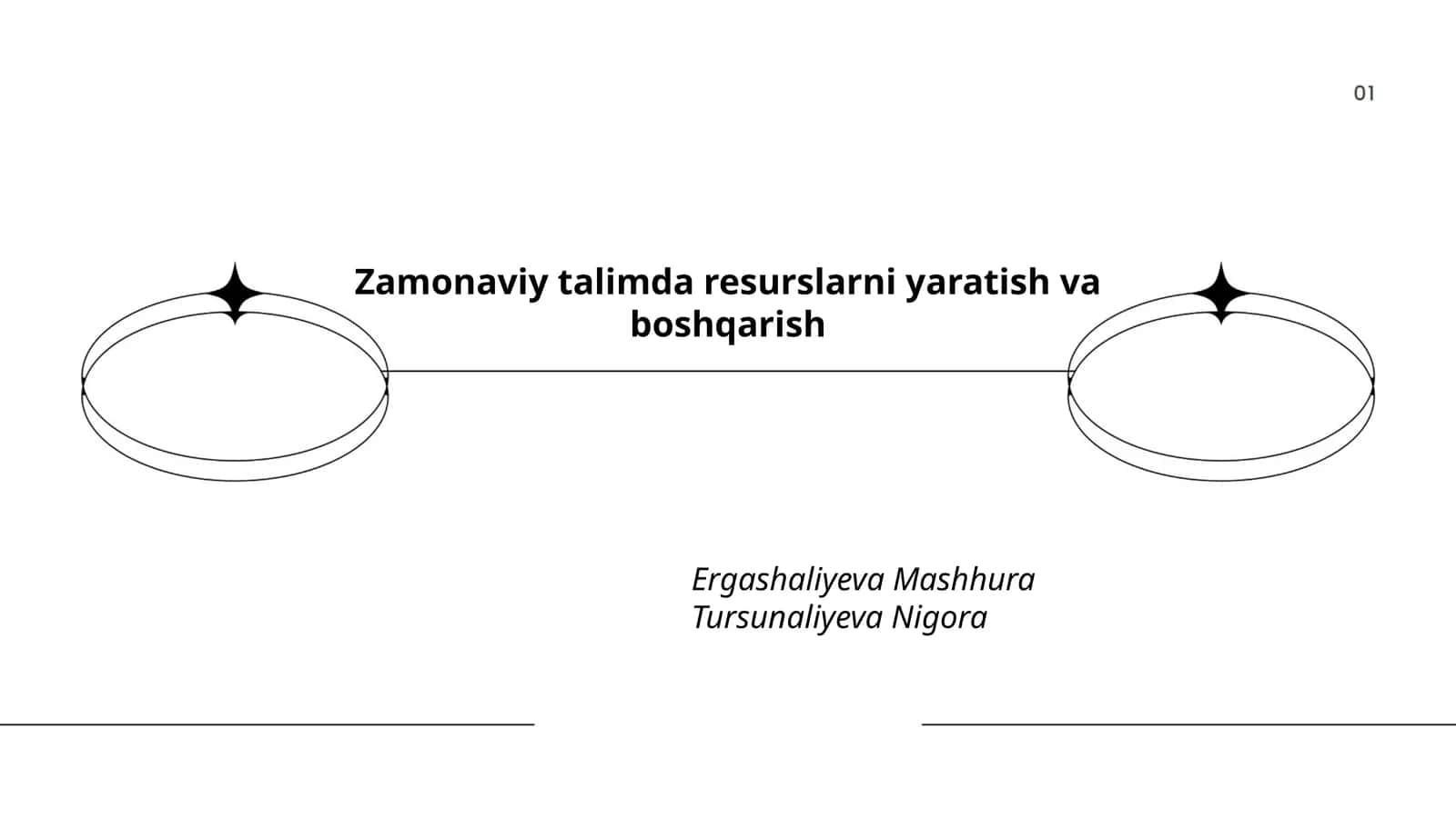 Zamonaviy talimda resurslarni yaratish va boshqarish