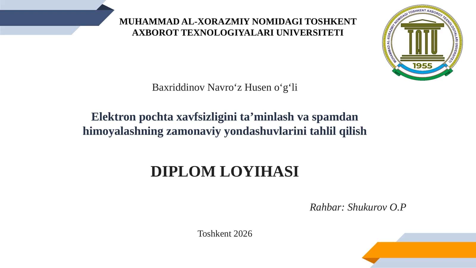 DIPLOM LOYIHASI
