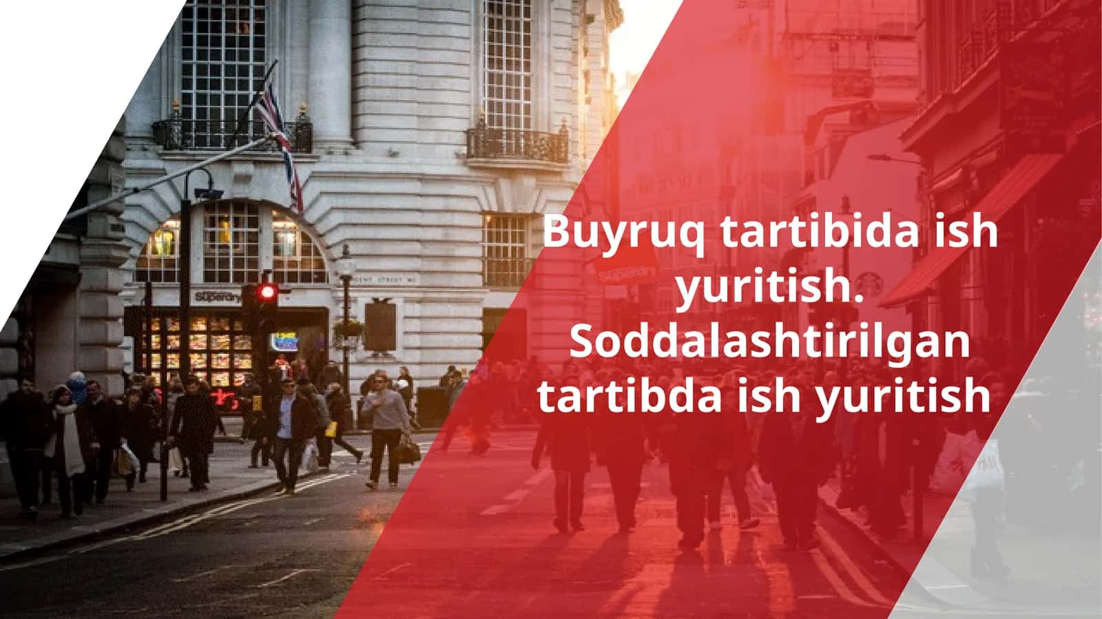 Sud buyrug‘i – kreditorning pul summasini undirish yoki undiruvni qarzdorning mol-mulkiga qaratish haqidagi yoxud qarzdordan nizosiz talablar bo‘yicha mol-mulkni talab qilib olish to‘g‘risidagi arizasi bo‘yicha sudya chiqargan hujjat