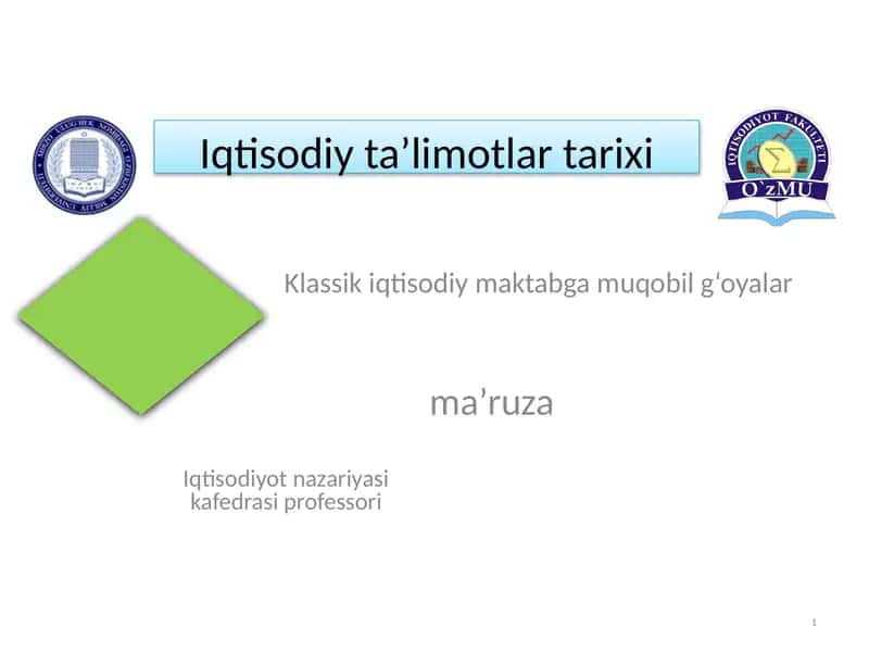 Jan Batist Seyning iqtisodiy ta’limoti