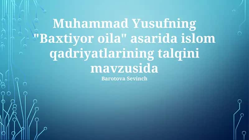 Baxtiyor oila