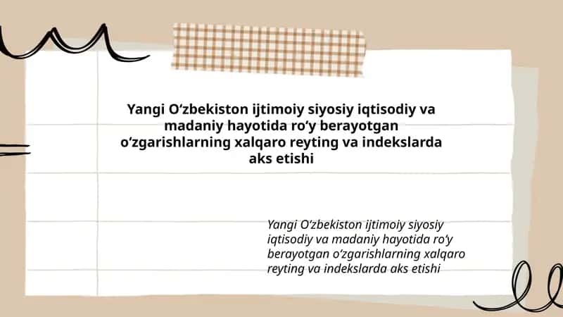 Oʻzbekistonning Xalqaro Reytingi