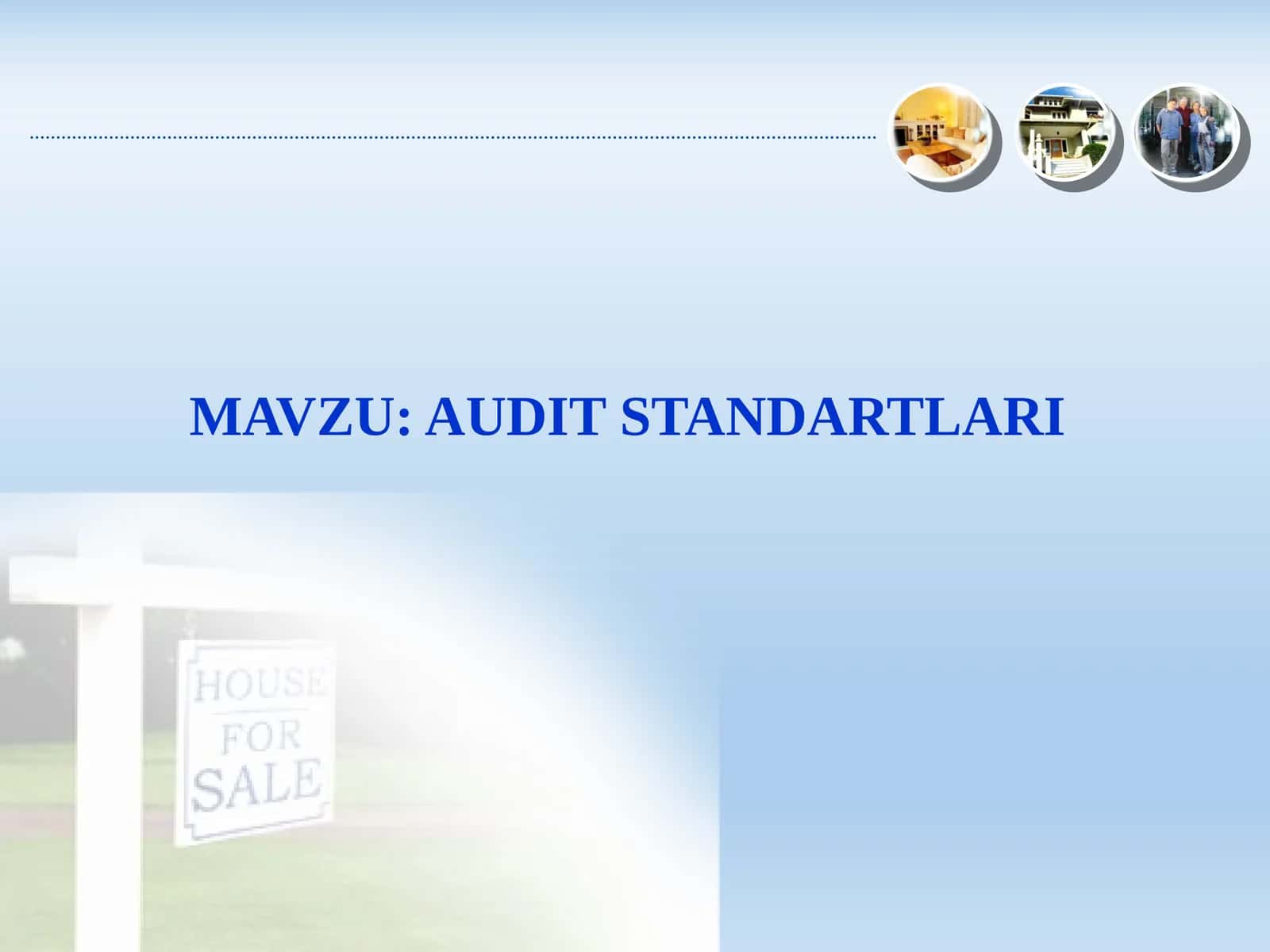 AUDIT STANDARTLARI
