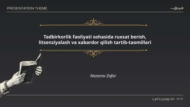 Ruxsatnoma va litsenziya olish tartibi