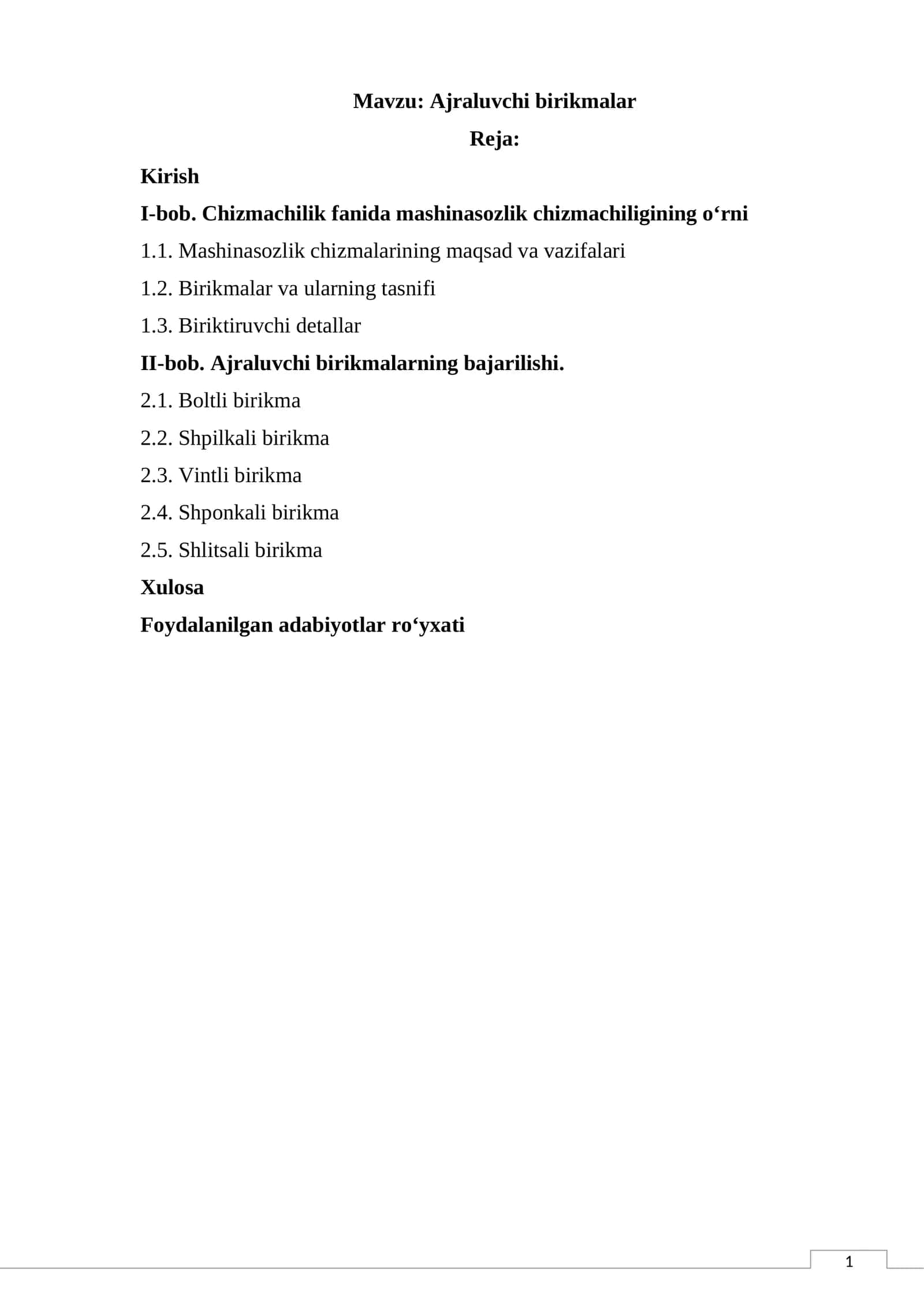 Ajraluvchi birikmalar