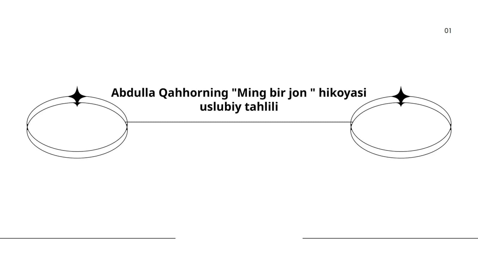 Abdulla Qahhorning "Ming bir jon " hikoyasi uslubiy tahlili