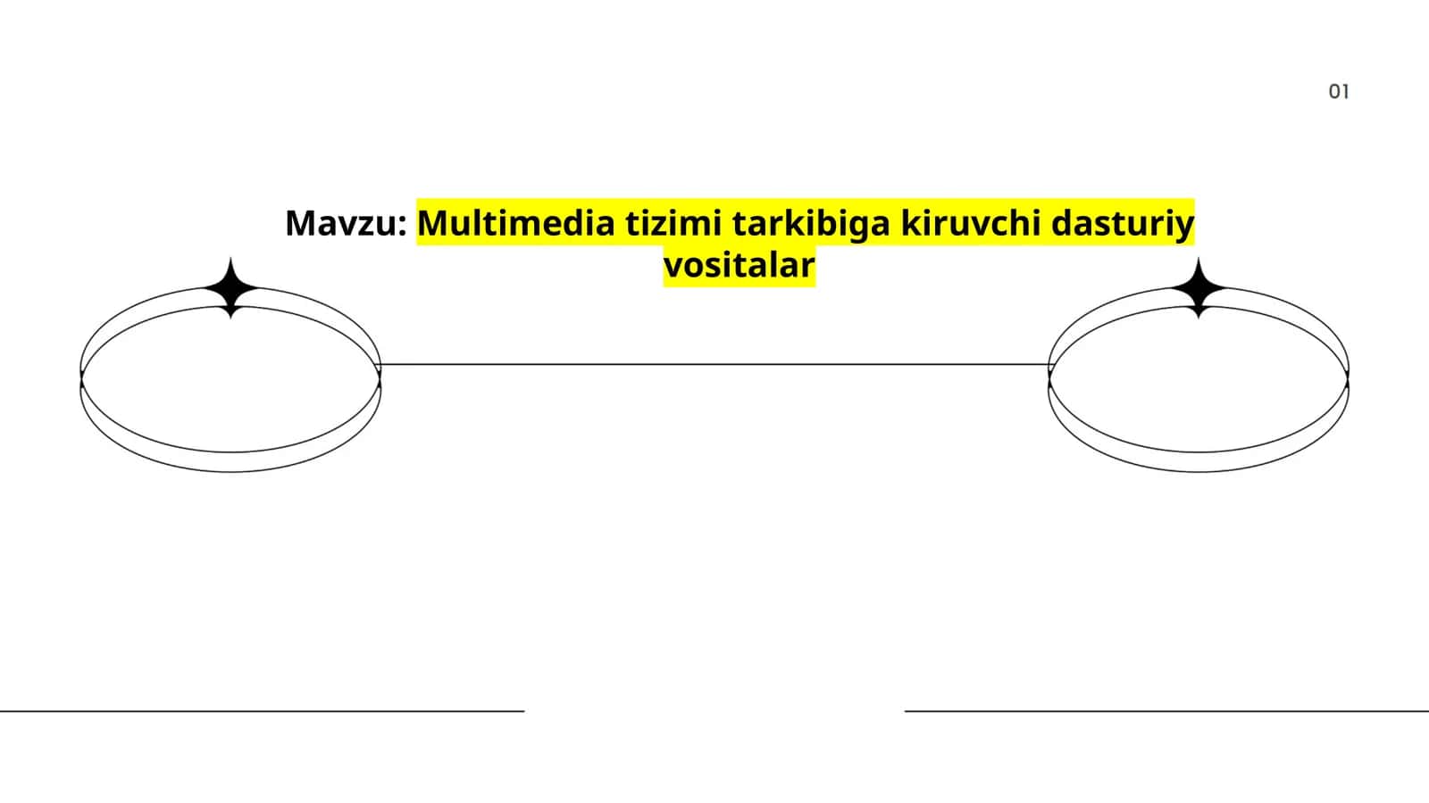 Multimedia tizimi tarkibiga kiruvchi dasturiy vositalar