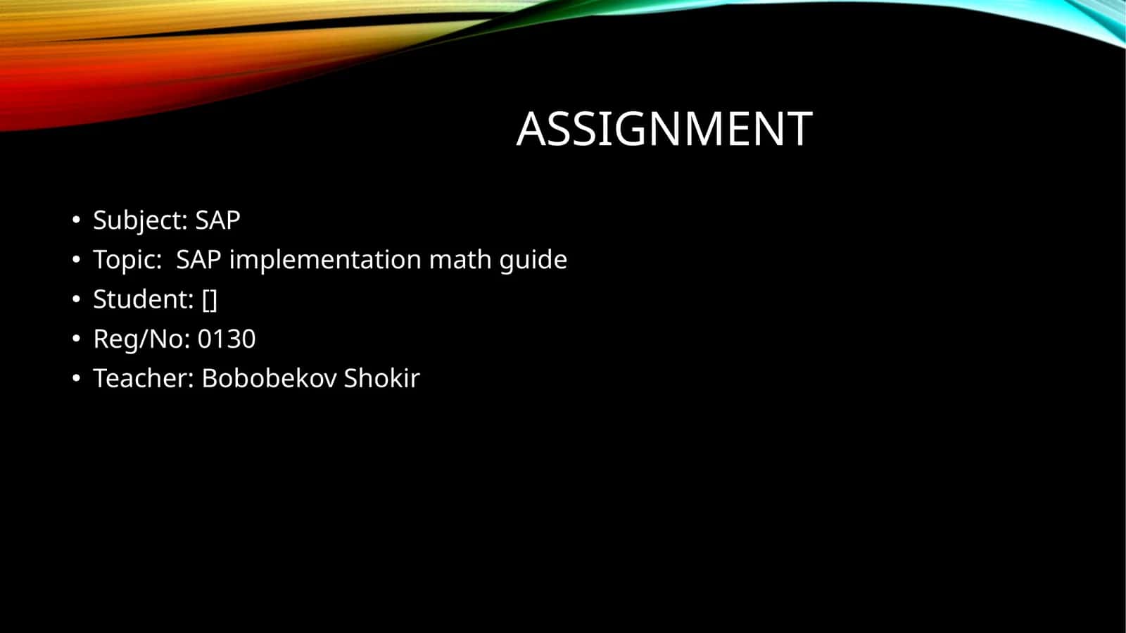 SAP implementation math guide