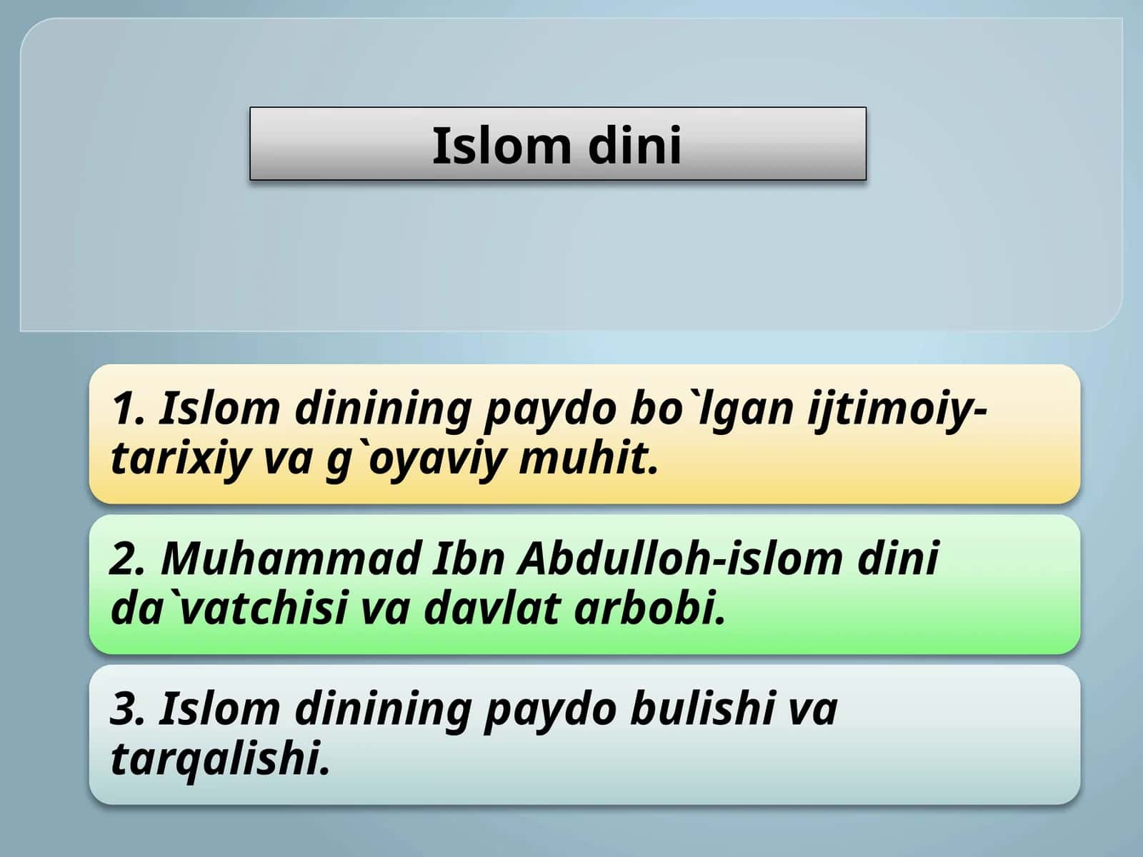 Islomdini