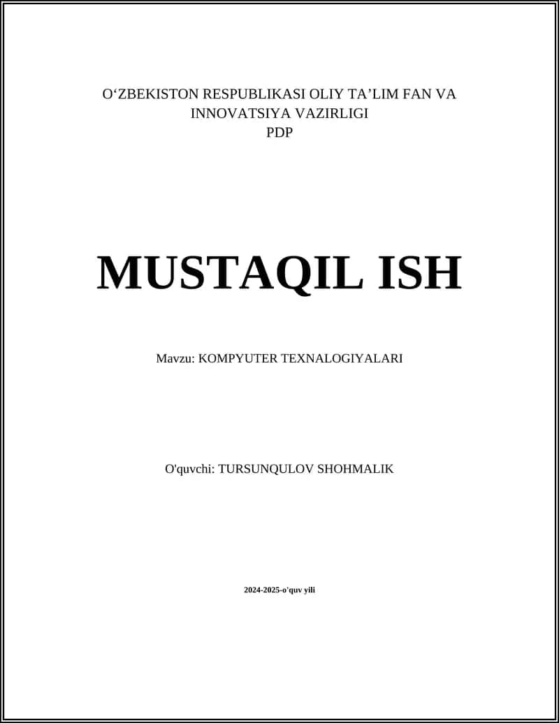 Kompyuter arxitekturasi
