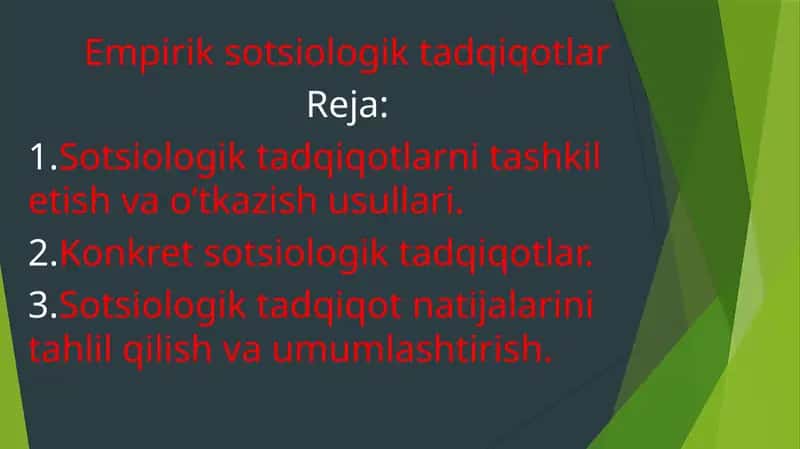 Empiriksotsiologiktadqiqotlar