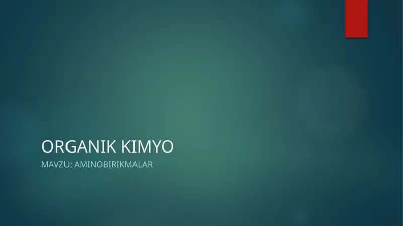 AMINOBIRIKMALAR