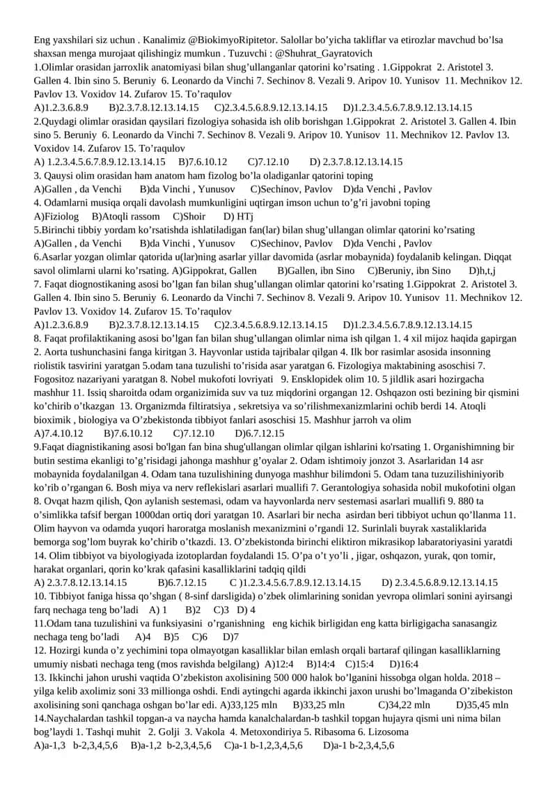 Olimlar orasidan jarroxlik anatomiyasi bilan shug’ullanganlar