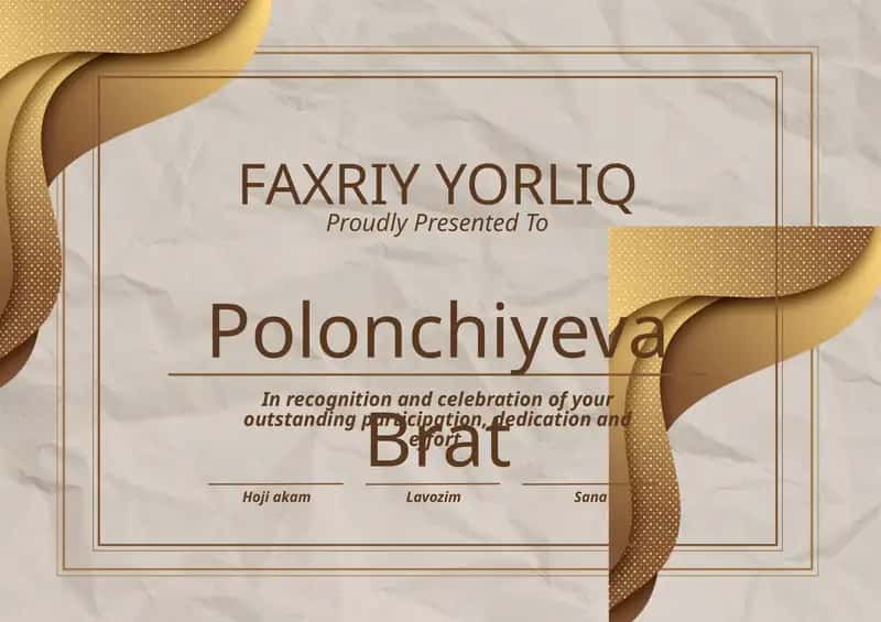 FAXRIY YORLIQ
