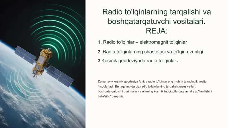 Radioto'lqinlarning Tarqalishi
