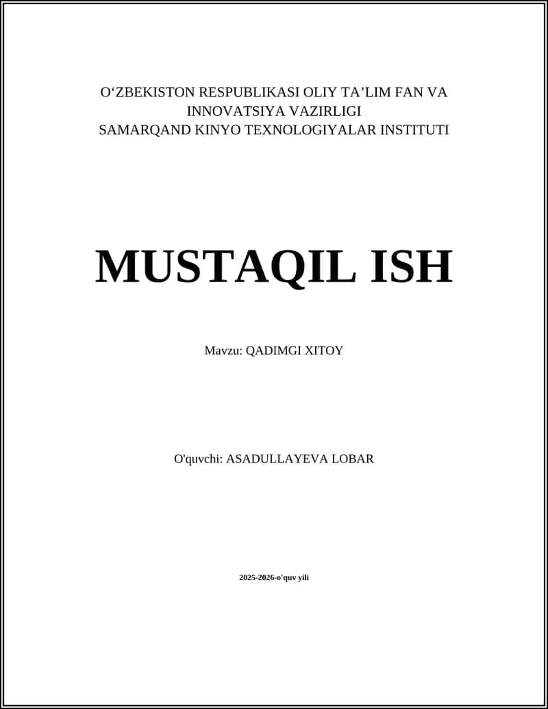 Qadimgi Xitoy