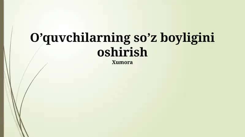 Lug'atni oshirish