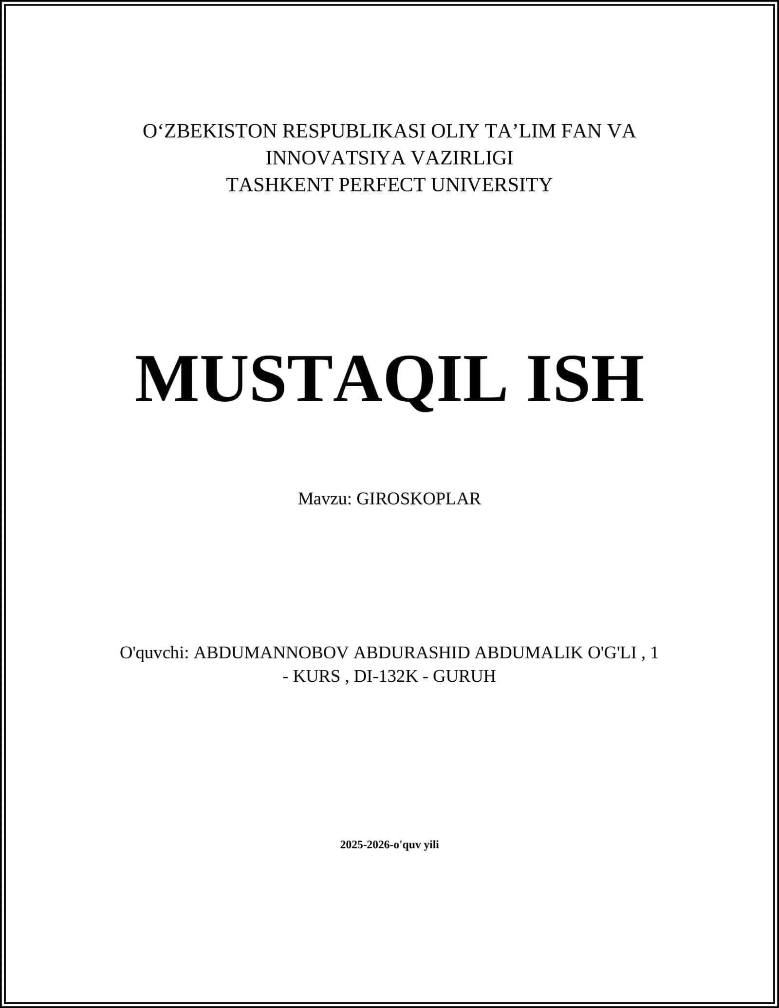 GIROSKOPLAR