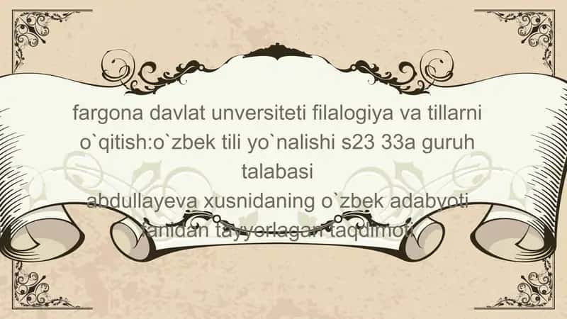 Shoir Yusuf Amiriyning "Daxnoma" asari