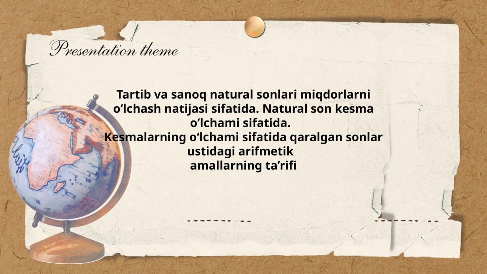 Tartib va sanoq natural sonlari miqdorlarni o‘lchash natijasi