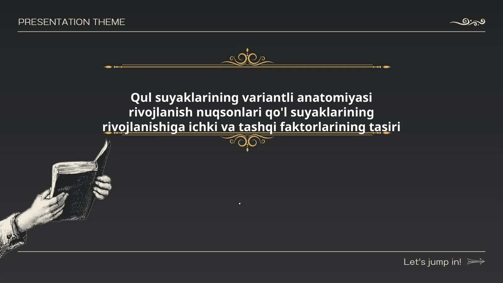 Qul suyaklarining variantli anatomiyasi rivojlanish nuqsonlari qo'l suyaklarining rivojlanishiga ichki va tashqi faktorlarining tasiri