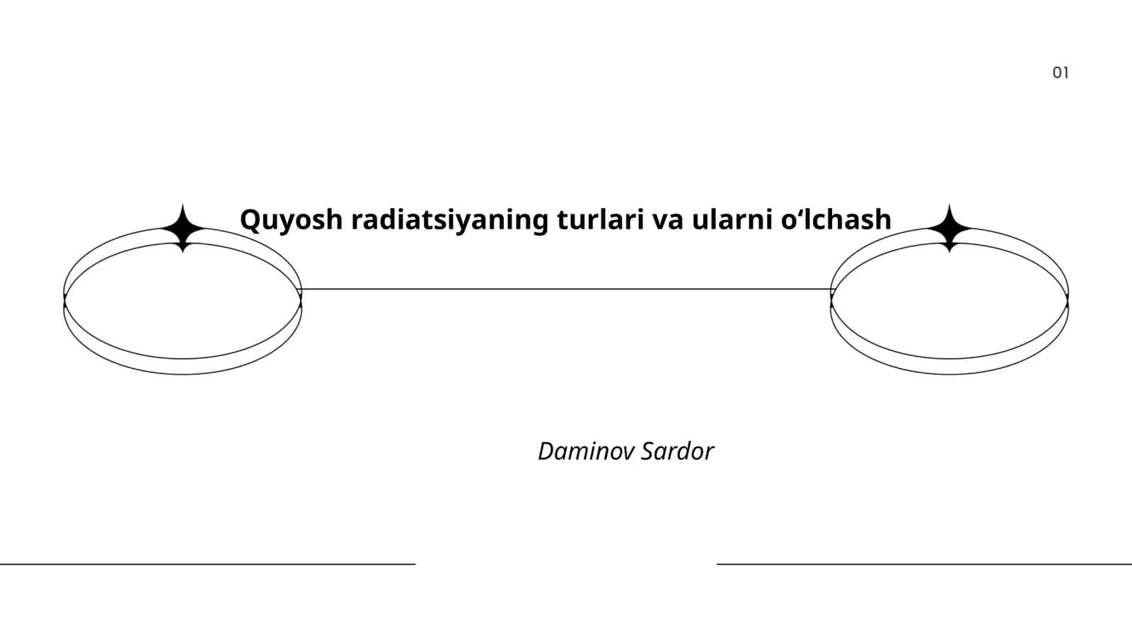 Quyosh radiatsiyaning turlari va ularni oʻlchash