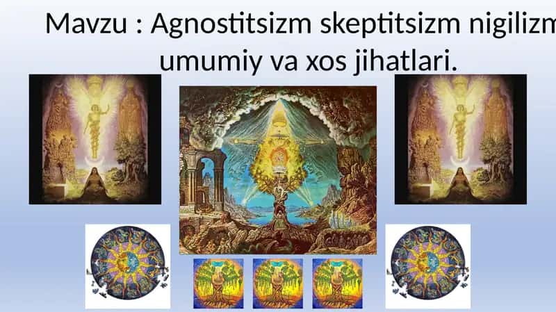 Agnostitsizm skeptitsizm nigilizm