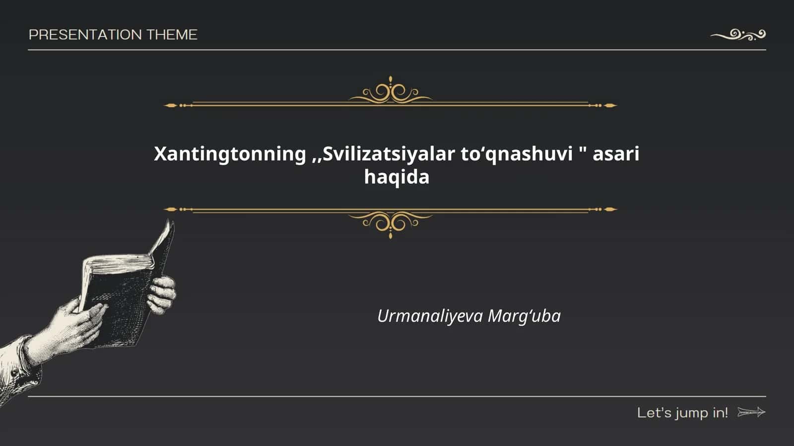 "Sivilizatsiyalar toʻqnashuvi"