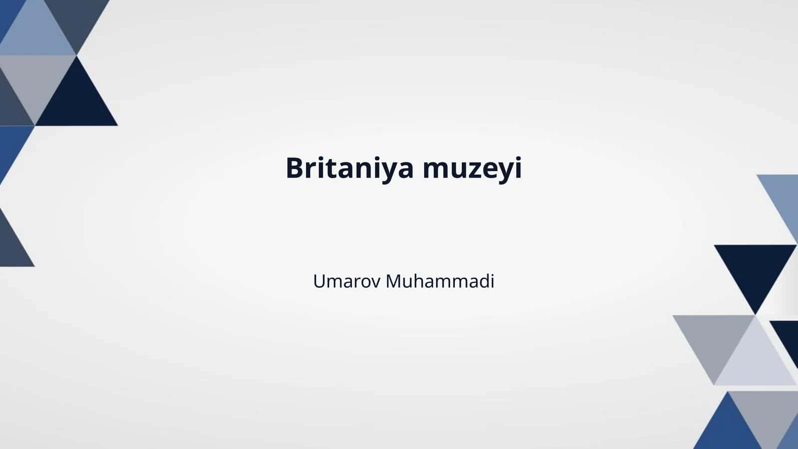 Britaniya muzeyi