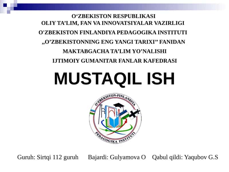O`zbekiston Qurolli kuchlari – xavfsizlikning tayanchi