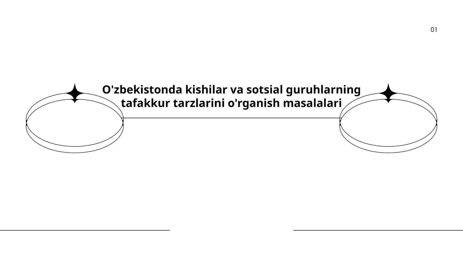 O'zbekistonda kishilar va sotsial guruhlarning tafakkur tarzlarini o'rganish masalalari