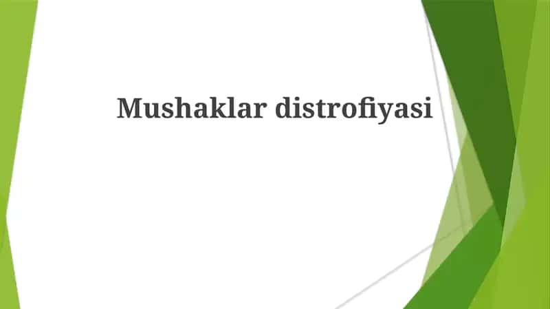 Mushaklardistrofiyasi