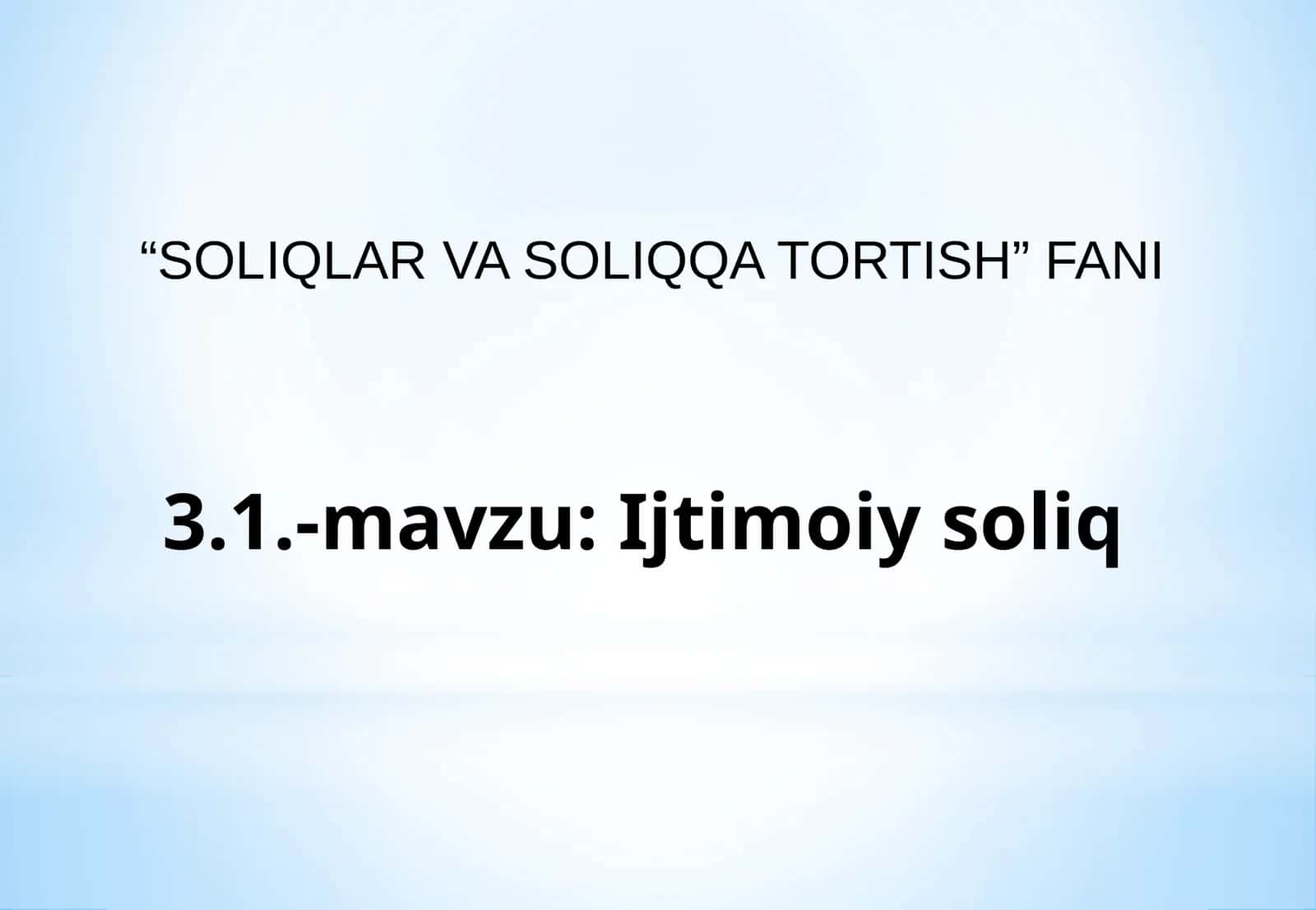 Ijtimoiy soliq